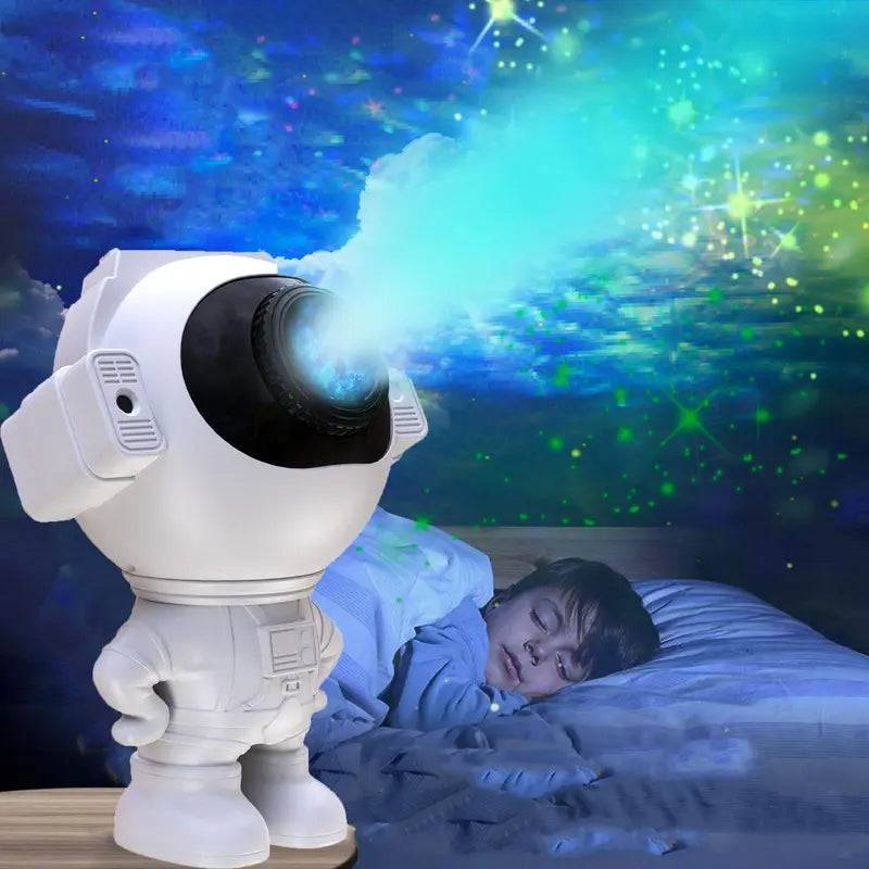 Astronaut Projector Lamp, USB Rechargeable Starry Sky Projector Night Light with Remote Control, Astronaut Projection Light, Room Light, Ambient Night Light for Bedroom Home Decor