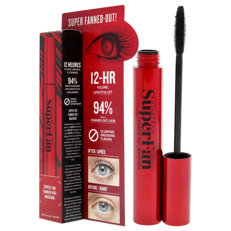 Super Fan Mascara - Black by Smashbox for Women - 0.33 Oz Mascara