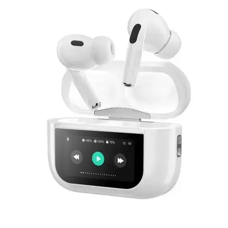 2024 New TWS Bluetooth Headset Color Screen Noise Reduction Headset, 12 Touch Functions, 24 Hours + Standby Time, Dual Host/Single Ear Design, Fast and Convenient Connection, Support Hifi 5.3 Audio Headset Charging Headset A9 Pro，Ipx5 Waterproof