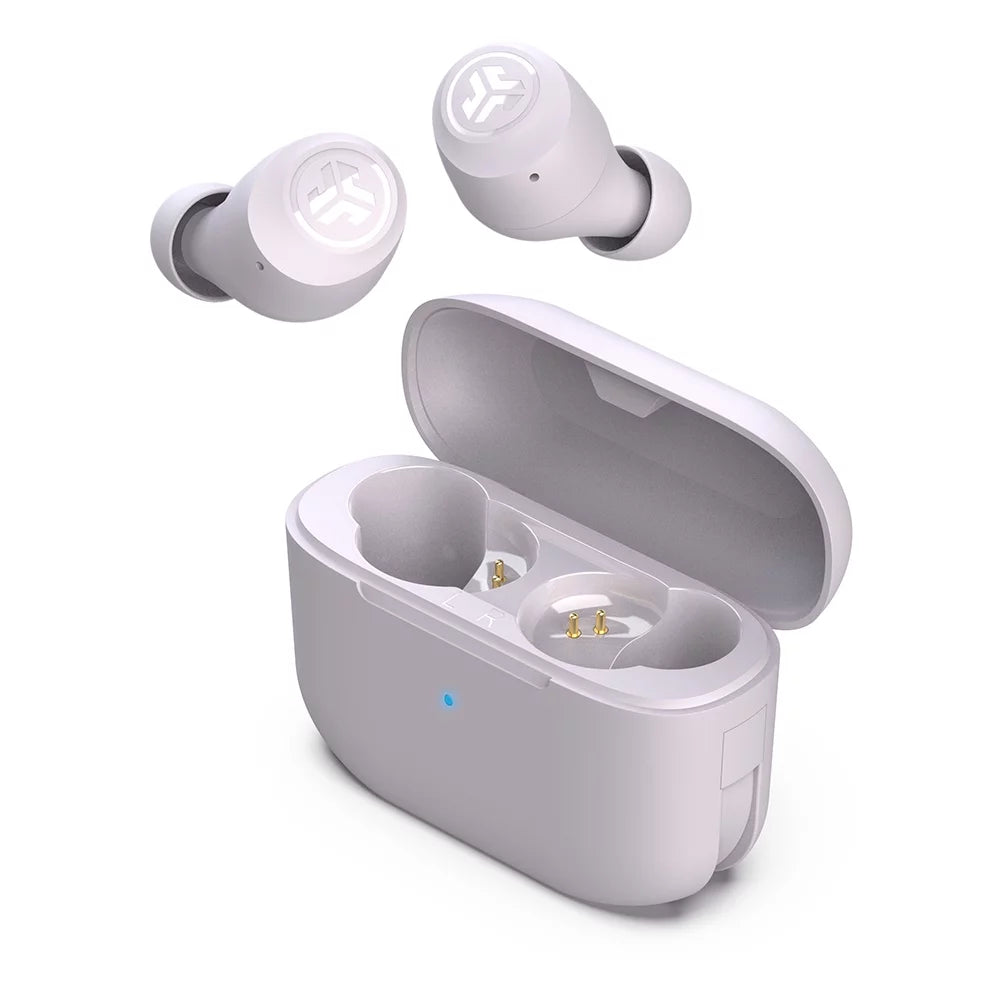 Go Air Pop Bluetooth Earbuds, True Wireless with Charging Case, Lilac