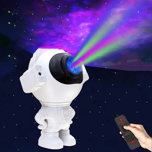 Astronaut Projector Lamp, USB Rechargeable Starry Sky Projector Night Light with Remote Control, Astronaut Projection Light, Room Light, Ambient Night Light for Bedroom Home Decor