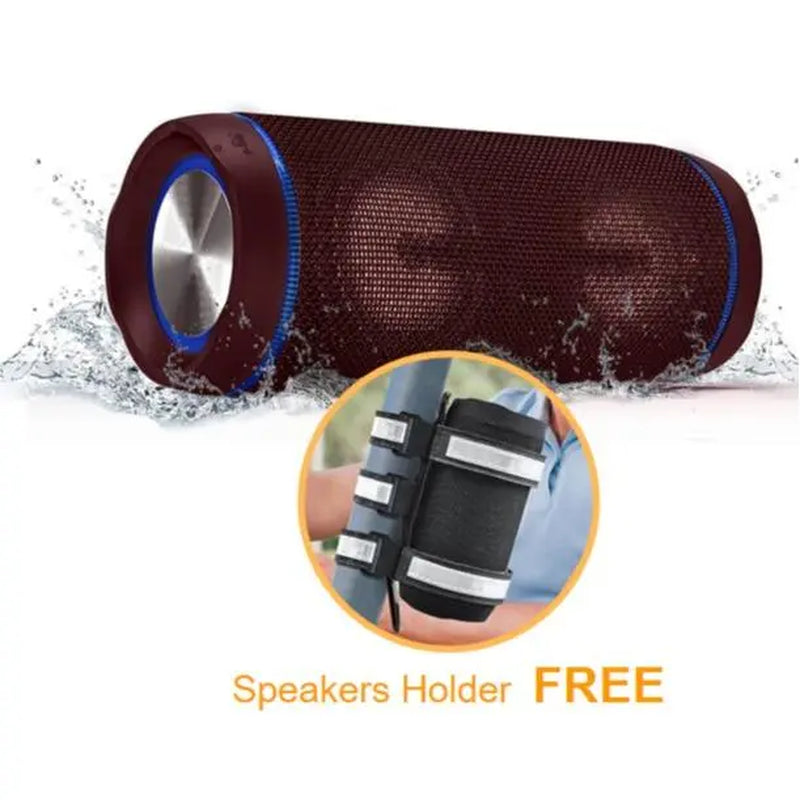 【EDUPLINK】M8 Waterproof Portable Speaker Powerful 40W, Get Speaker Houlder for FREE Audio Smartphone