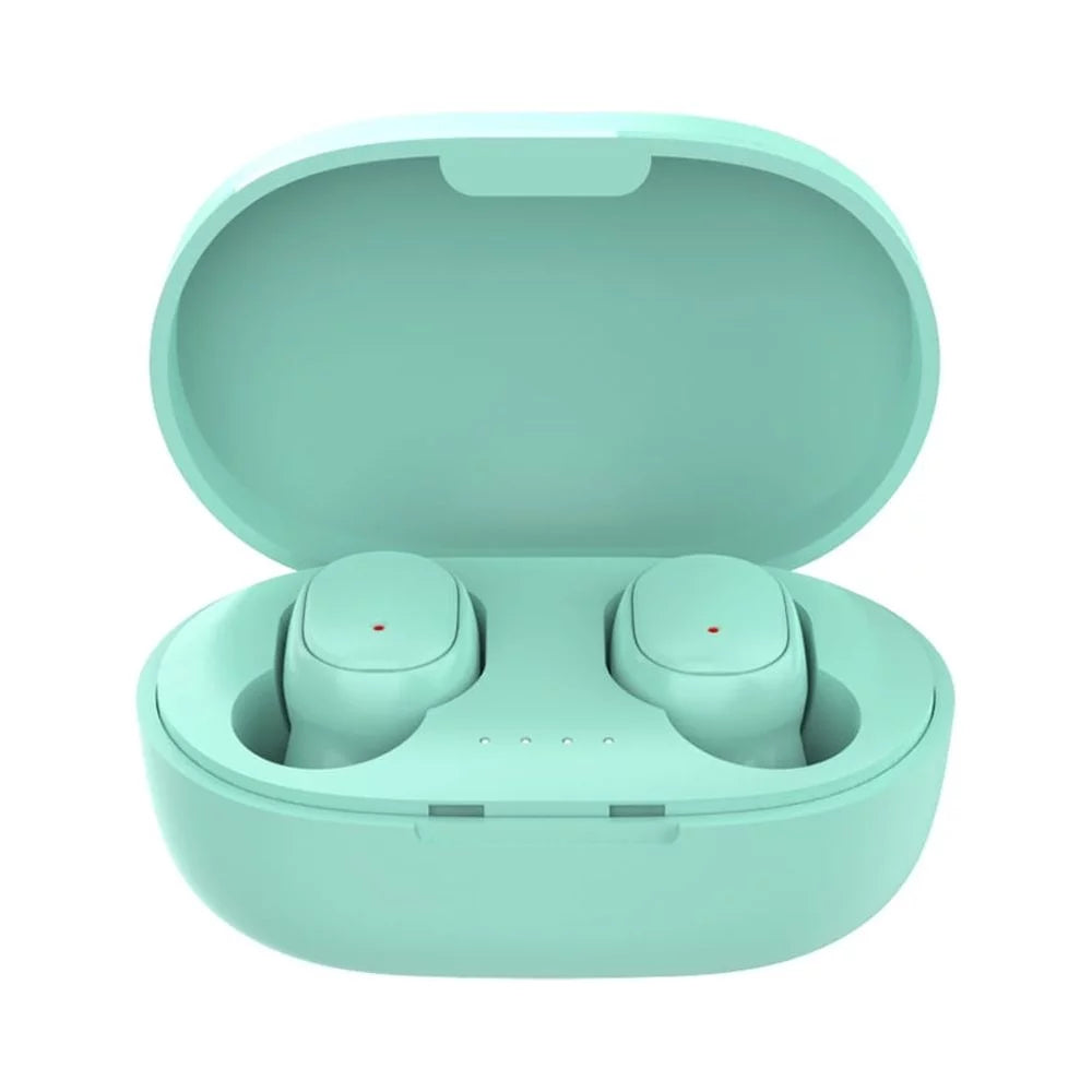 True Wireless Earbuds TWS Stereo Earphones Bluetooth 5.0 Headphones with Touch Control IPX4 Waterproof Sports Headphones with Dual Noise Reduction Technology Long Playtime for Gaming Sports Gym A6S