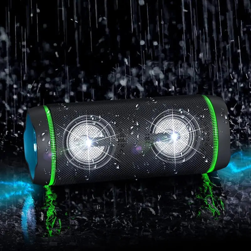 【EDUPLINK】M8 Waterproof Portable Speaker Powerful 40W, Get Speaker Houlder for FREE Audio Smartphone