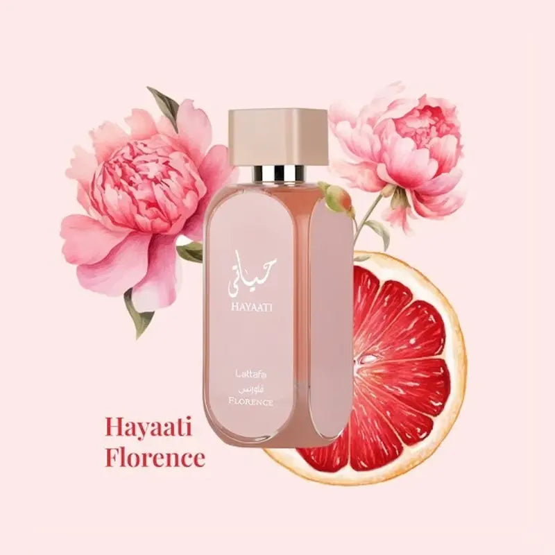 Hayati Florence EDP Perfume for Women - 100Ml Spray Edp Fragrance Lattafa Perfumes