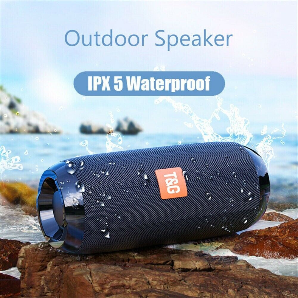 Bluetooth Speaker Wireless Waterproof Outdoor Stereo Bass USB/TF/FM Radio LOUD