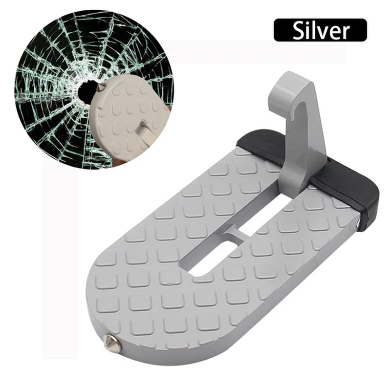 Foldable Car Roof Rack Step Car Door Step Multifunction Universal Latch Hook Foot Pedal Aluminium Alloy Safety Car Accessories