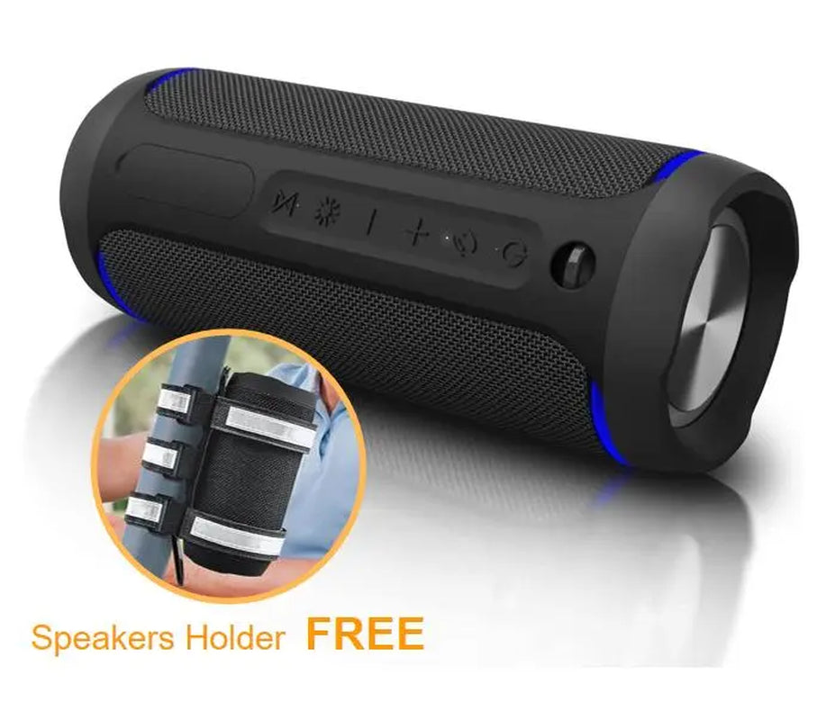 【EDUPLINK】M8 Waterproof Portable Speaker Powerful 40W, Get Speaker Houlder for FREE Audio Smartphone