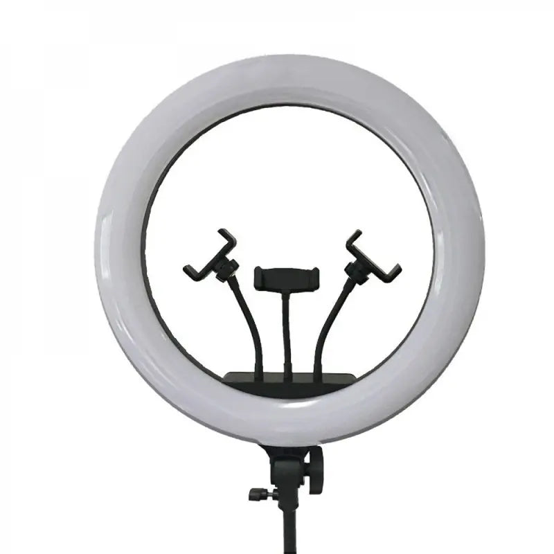 Kik_14 Inch Selfie Ring Light with 3 Cell Phone Holder, Remote Controller, and 76 Inch Tripod Stand for Live Stream, Makeup, Youtube Video, Photography Tiktok, & More Compatible with Universal Phone (Black) Accessories Smartphone