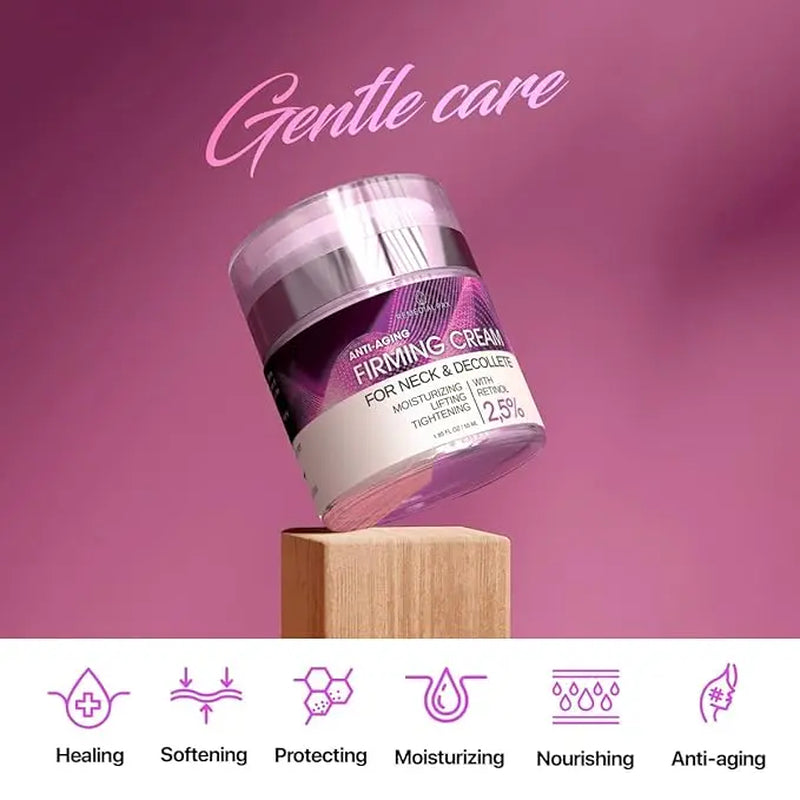 REMEDIAL PAX - Neck Firming Cream with Retinol Collagen and Hyaluronic Acid Aloe Body Care Sensitive Tightening Comfort Skincare