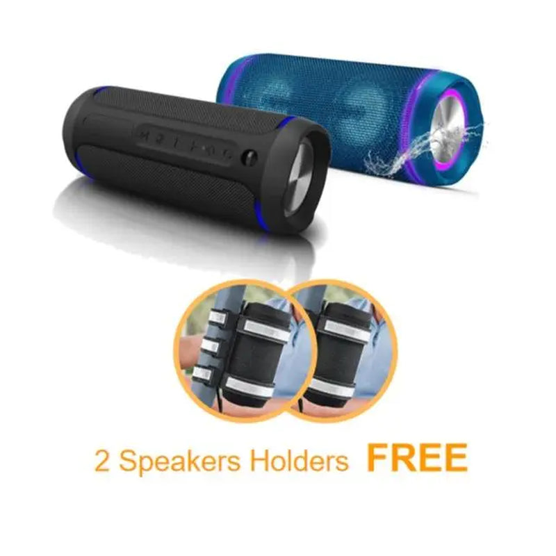 【EDUPLINK】M8 Waterproof Portable Speaker Powerful 40W, Get Speaker Houlder for FREE Audio Smartphone