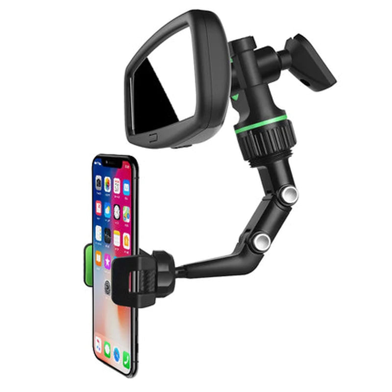 360 Degree Rotatable Multifunctional Cell Phone Holder for Car Telephone Mount Auto Rearview Mirror Phone Support Stand in Car