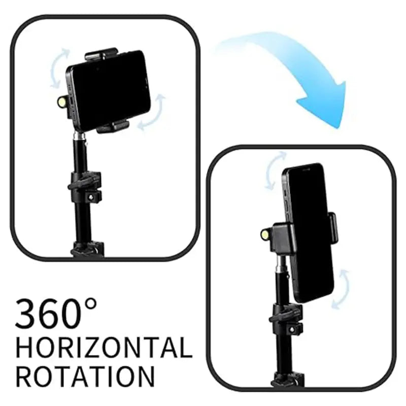 Mobile Phone Bracket Tripod, Floor Outdoor Support for Photography (0.55M+Storage Bag/1.7M+Selfie+Storage Bag) Accessories Metal Mount Smartphone Adjustable Devices Digital Cellphone Compact