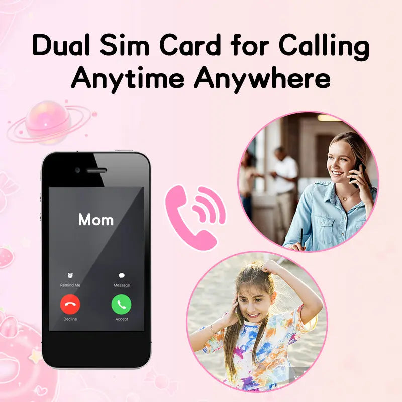 Mini Phone Android for Boys Girls Students and Children, Mini Iphone Mobile Smartphone Cellphone Bezosmaxminismartphoneiphone